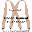 Patented Under shirt super soft suspenders